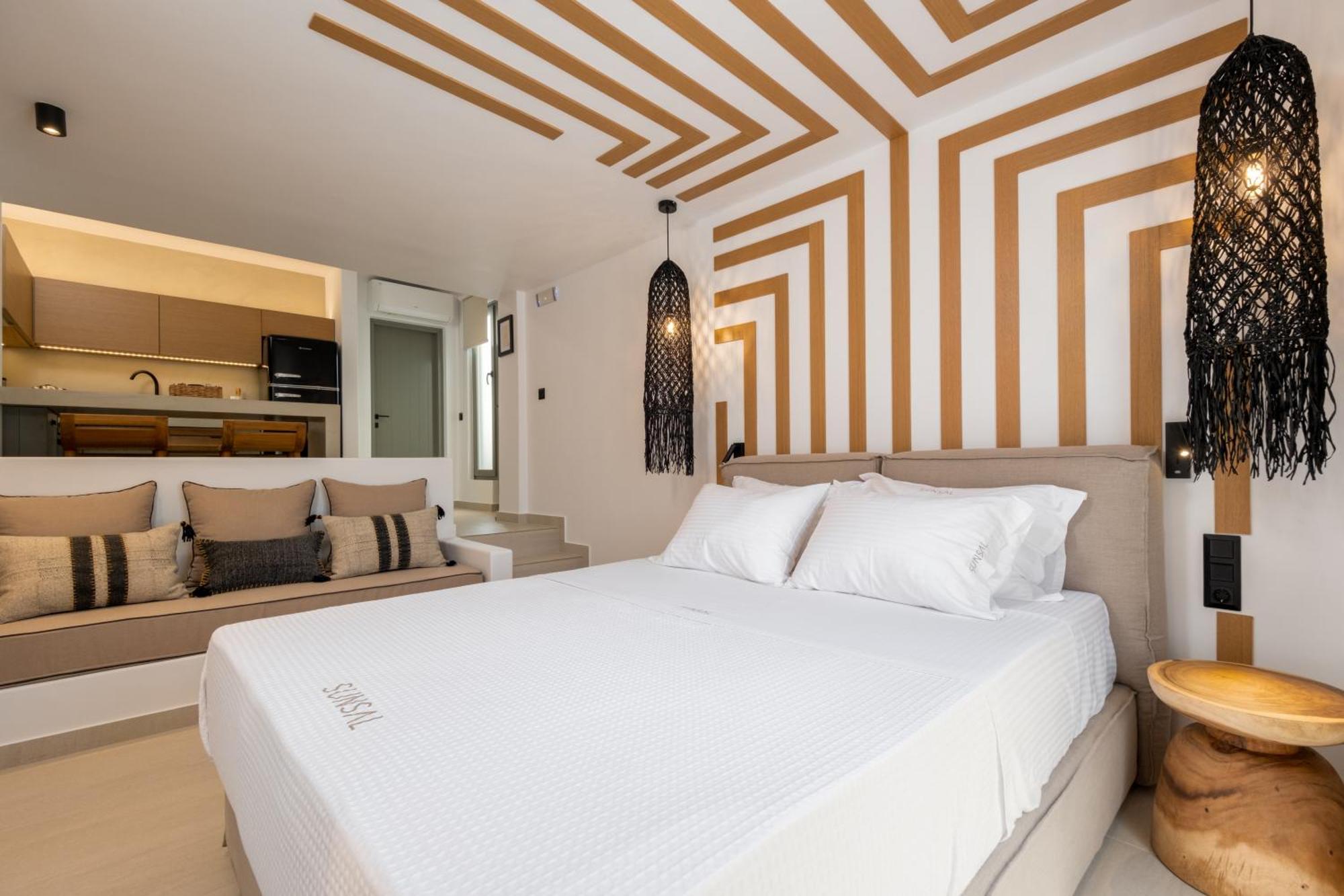 Sunsal Luxury Studios - Sky Naousa  Bagian luar foto